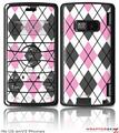 LG enV2 Skin - Argyle Pink and Gray