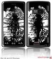 LG enV2 Skin - Big Kiss White on Black