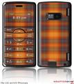 LG enV2 Skin - Plaid Pumpkin Orange