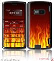 LG enV2 Skin - Fire on Black