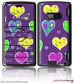 LG enV2 Skin - Crazy Hearts