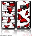 LG enV2 Skin - Butterflies Red