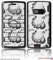 LG enV2 Skin - Petals Gray