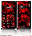 LG enV2 Skin - Skulls Confetti Red