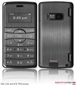 LG enV2 Skin - Brushed Metal Silver