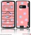 LG enV2 Skin - Pastel Flowers on Pink