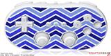 Wii Classic Controller Skin Zig Zag Blues