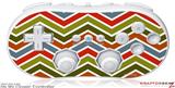 Wii Classic Controller Skin Zig Zag Colors 01
