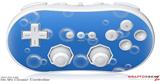 Wii Classic Controller Skin - Bubbles Blue