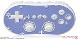 Wii Classic Controller Skin - Snowflakes