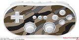 Wii Classic Controller Skin - Camouflage Brown