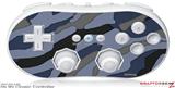 Wii Classic Controller Skin - Camouflage Blue