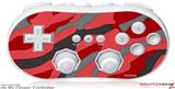 Wii Classic Controller Skin - Camouflage Red