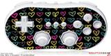 Wii Classic Controller Skin - Kearas Hearts Black