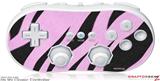 Wii Classic Controller Skin - Zebra Skin Pink