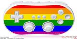 Wii Classic Controller Skin - Rainbow Stripes