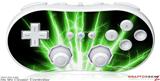 Wii Classic Controller Skin - Lightning Green