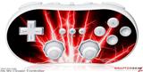 Wii Classic Controller Skin - Lightning Red