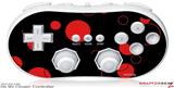 Wii Classic Controller Skin - Lots of Dots Red on Black