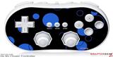 Wii Classic Controller Skin - Lots of Dots Blue on Black