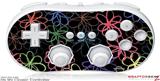 Wii Classic Controller Skin - Kearas Flowers on Black