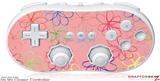 Wii Classic Controller Skin - Kearas Flowers on Pink