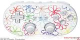 Wii Classic Controller Skin - Kearas Flowers on White