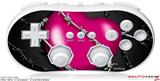 Wii Classic Controller Skin - Barbwire Heart Hot Pink