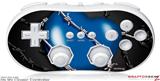 Wii Classic Controller Skin - Barbwire Heart Blue