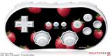 Wii Classic Controller Skin - Strawberries on Black