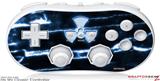 Wii Classic Controller Skin - Radioactive Blue