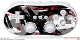 Wii Classic Controller Skin - Abstract 02 Red