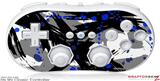 Wii Classic Controller Skin - Abstract 02 Blue