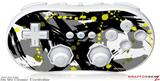 Wii Classic Controller Skin - Abstract 02 Yellow