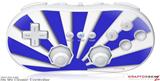 Wii Classic Controller Skin - Rising Sun Japanese Blue