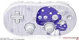 Wii Classic Controller Skin - Mushrooms Purple