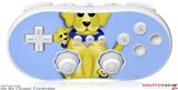 Wii Classic Controller Skin - Puppy Dogs on Blue