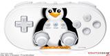 Wii Classic Controller Skin - Penguins on White