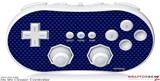 Wii Classic Controller Skin - Carbon Fiber Blue