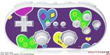 Wii Classic Controller Skin - Crazy Hearts