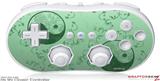 Wii Classic Controller Skin - Feminine Yin Yang Green