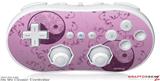 Wii Classic Controller Skin - Feminine Yin Yang Purple