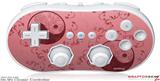 Wii Classic Controller Skin - Feminine Yin Yang Red