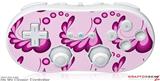 Wii Classic Controller Skin - Petals Pink