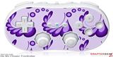 Wii Classic Controller Skin - Petals Purple