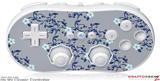 Wii Classic Controller Skin - Victorian Design Blue