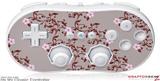 Wii Classic Controller Skin - Victorian Design Red