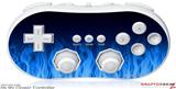 Wii Classic Controller Skin - Fire Blue