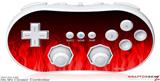 Wii Classic Controller Skin - Fire Red