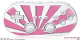 Wii Classic Controller Skin - Rising Sun Japanese Pink
